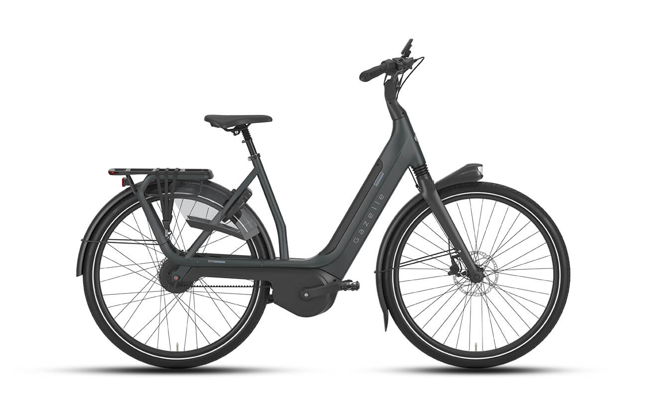 Gazelle Avignon C380 Electric Bike 2 Gazelle Avignon c380 Teal Gray Matte