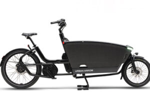 Shop the Urban Arrow FamilyNext Pro Electric Cargo Bike with Bosch Cargo Line Smart System, 85 Nm torque, spacious EPP cargo box, hydraulic disc brakes, and premium family-friendly performance.