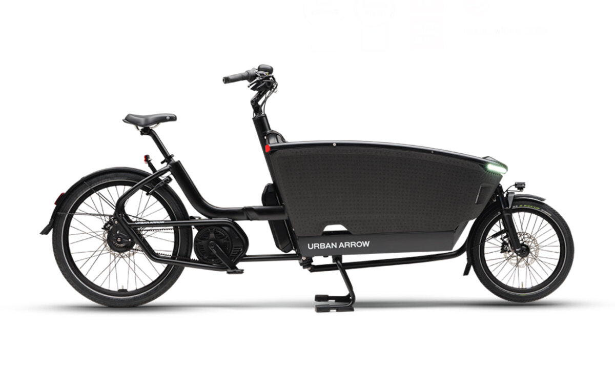 Urban Arrow FamilyNext Pro Electric Cargo Bike 2 Shop the Urban Arrow FamilyNext Pro Electric Cargo Bike with Bosch Cargo Line Smart System, 85 Nm torque, spacious EPP cargo box, hydraulic disc brakes, and premium family-friendly performance.